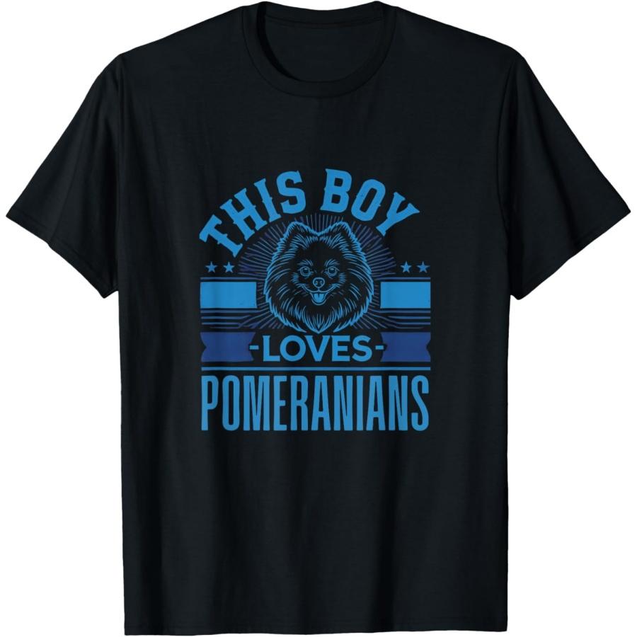 

Pomeranian Shirt Boys Pomeranian Lover Pomeranians T-Shirt XXXXXL чорний
