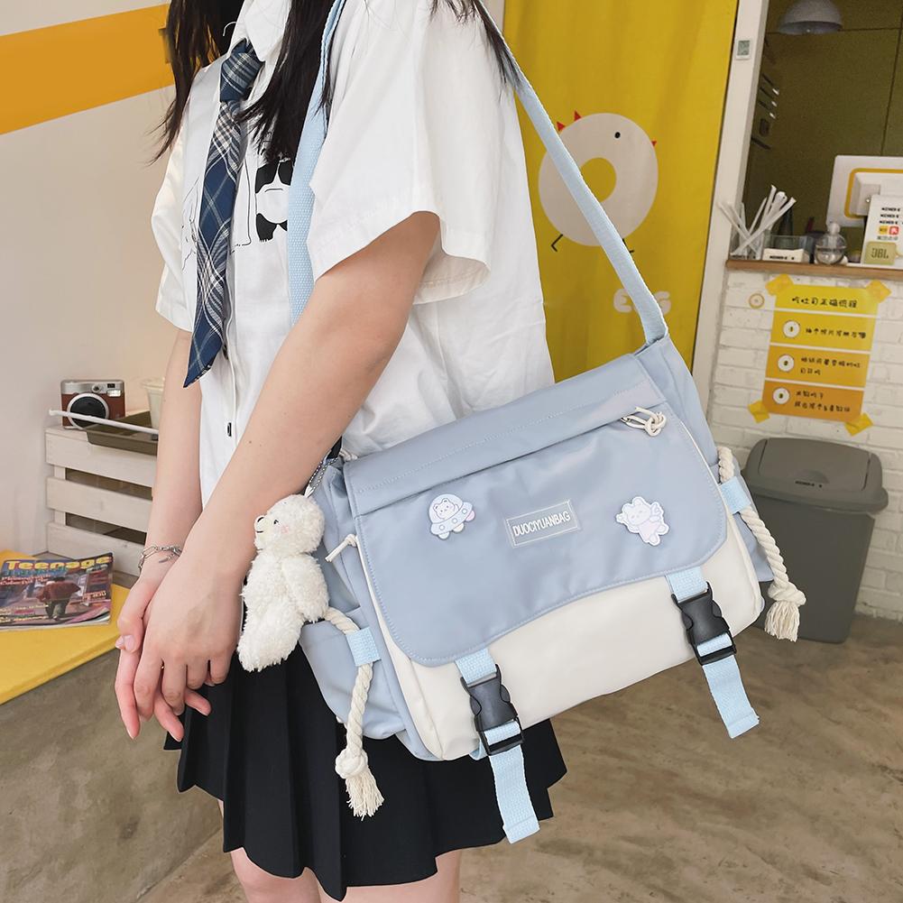 Nylon Handbags Women Shoulder Bags Large Capacity Crossbody Bags For Teenager Girls Harajuku Messenger Bags Student School Bags