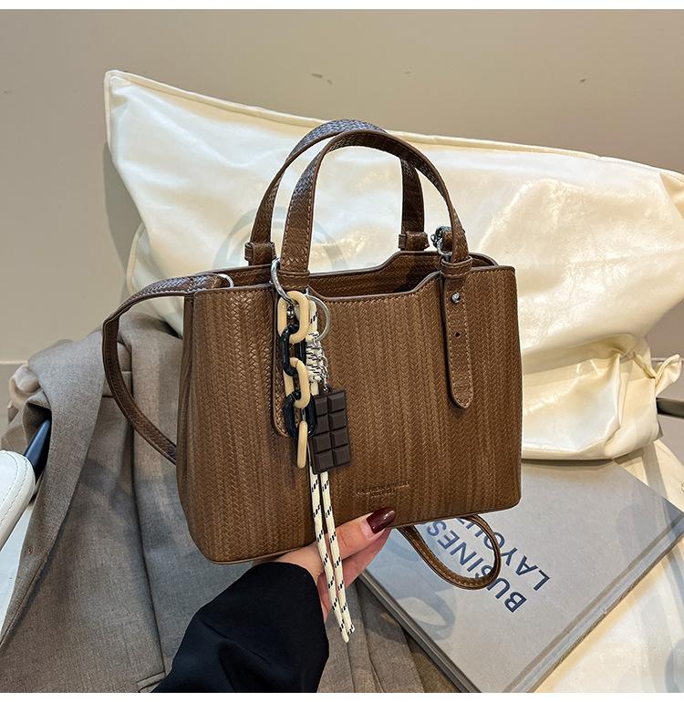 Tasche Damen Herbst und Winter neu vielseitige Schulter Umhängetasche lässig hochwertig tragbare Bucket Bag