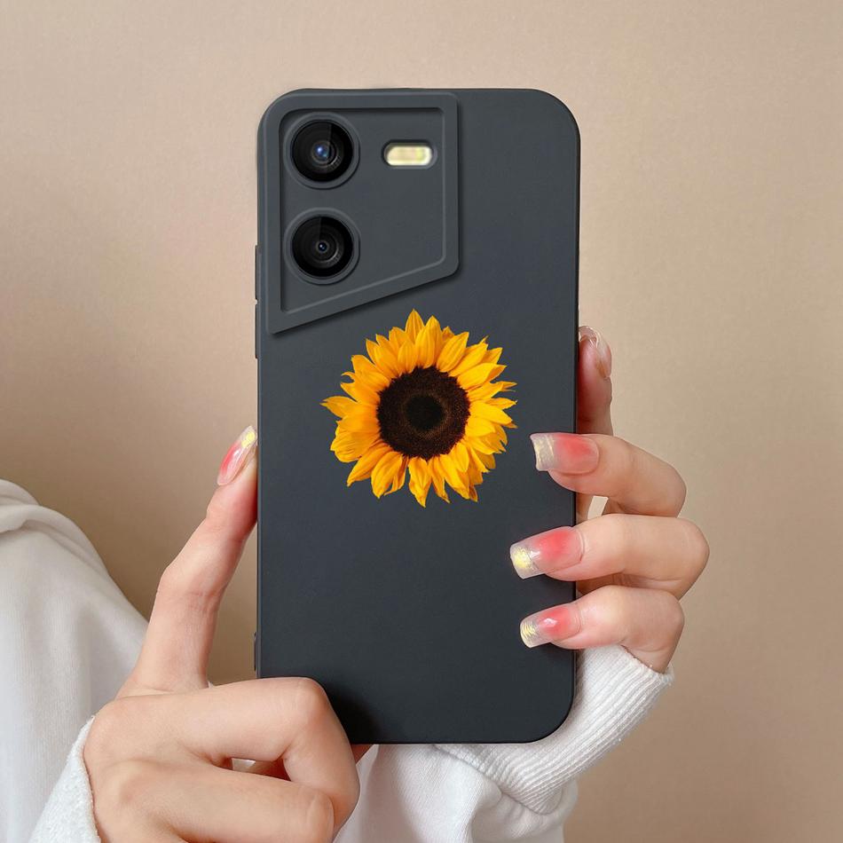 Case For Tecno Pova 5 Pro Floral Pilot Soft Liquid Silicone Camera Lens Protection Anti Drop Back Cover For Tecno Pova5 Pro Capa