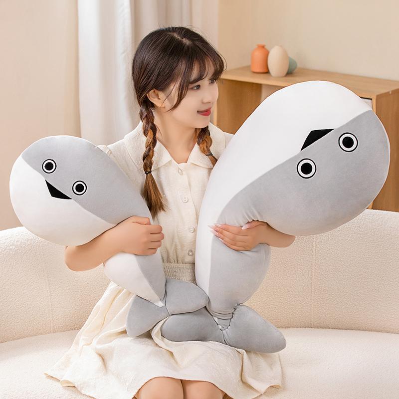 Sakaban Fish Plushie Sacabambaspis Janvieri Throw Pillow Simulation Puffer Doll Stuffed Animals Sea Animal Hug Cushion For Boy