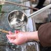 Stainless Steel Long Handle Water Ladle Ergonomic Comfort Grip Time Saving Soup Water Scoop for Family Restaurant Hotel Use