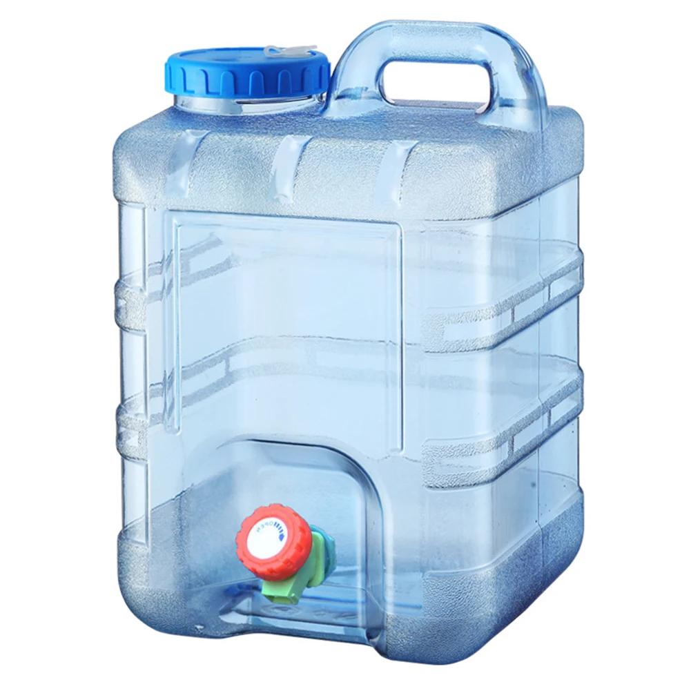 15/19/20/22/24/28L Water Container with Detachable Faucet Portable Camping Water Bucket No Leakage for Camping Fishing Picnic