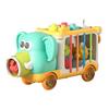 Cartoon Elephant Truck Toy Shape Sorting Matching Color Cognition Stacking Fine Motor Skills Busy Cube Sensory Toy Toddlers Boys