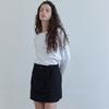 Elssibeui Slim Fit Seam Detail T-Shirt_Ivory