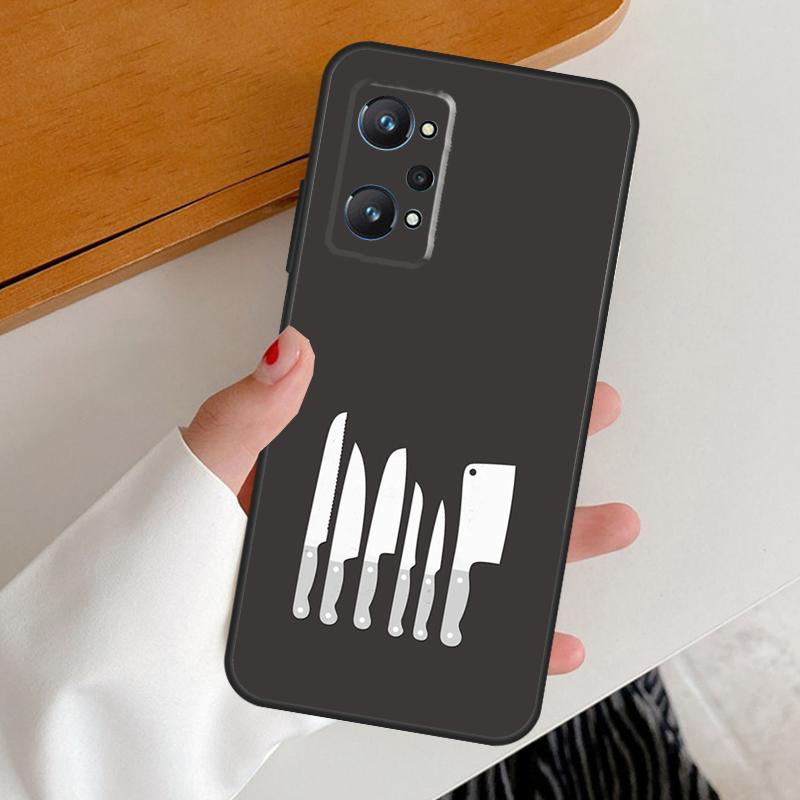 

Baking Cook Chef For Realme 15 GT7 Pro GT6 10 11 12 13 14 Pro Plus C65 C67 C63 C61 C51 C53 C35 C75 C55 Case Realme C55