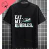 Unisexs Casual Swimmer Graphic Tshirt Black With Dynamic White Swimming Silhouette Design Shortsleeve Crewneck Pure Cotton Tee