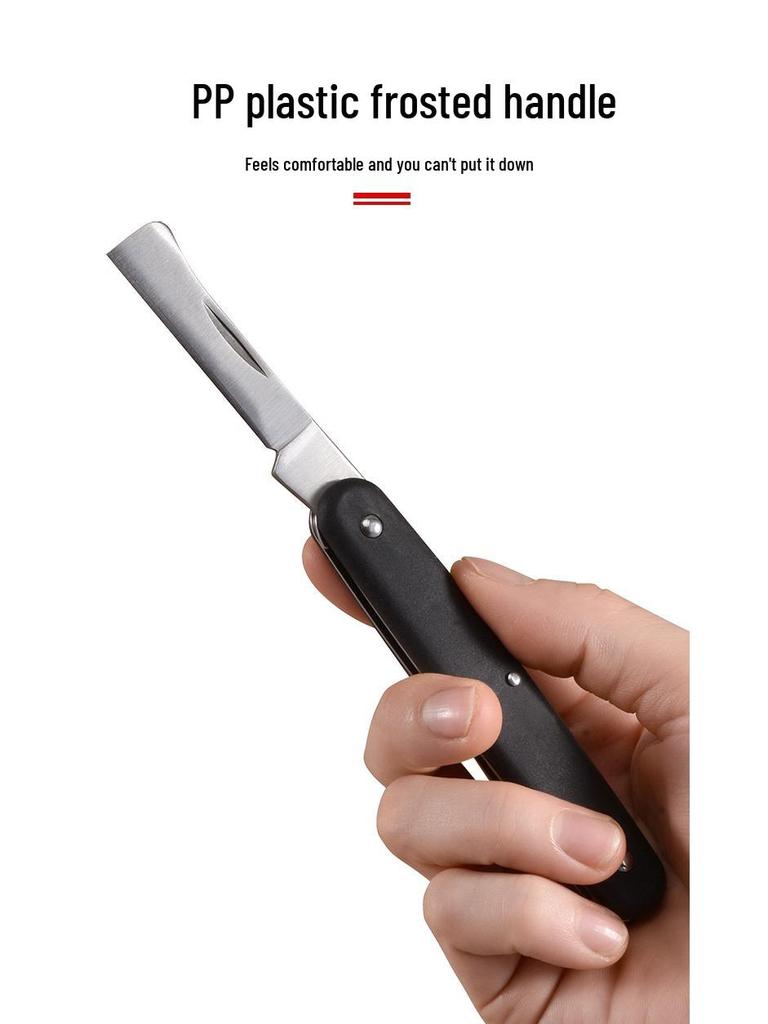 PP Plastic & Stainless Steel Grafting Knife - Horticulture Budding Tool for Fruit Trees and Vegetables