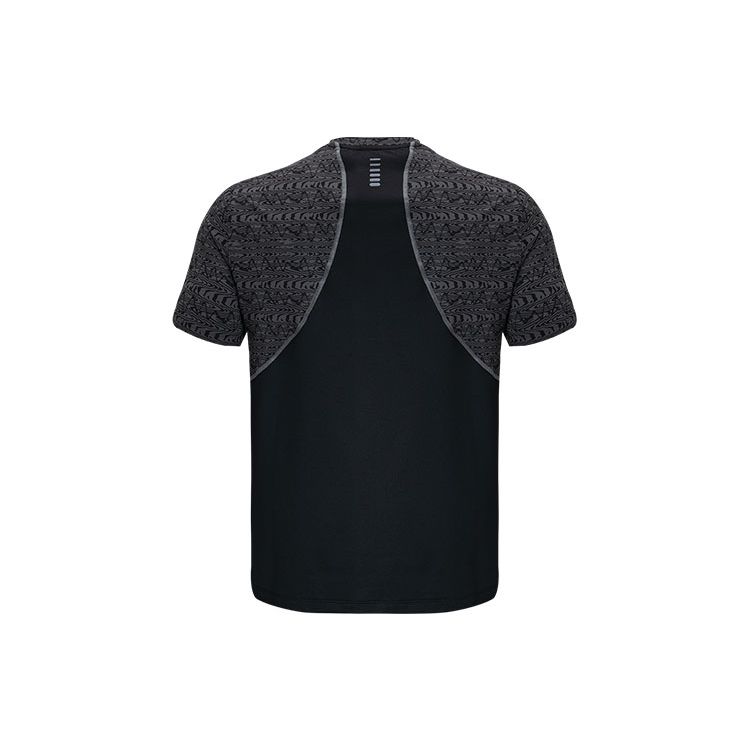 Under Armour Iso-Chill Casual Crew Neck Printed American Vintage Short Sleeve Raglan T-Shirt Men T-Shirts Black 1366497-001