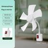 5 Leaves Small Cooling Fan Home Socket Fan Desktop Electric Fan For Kitchen Bedroom Dormitory Living Room Study Table Fans