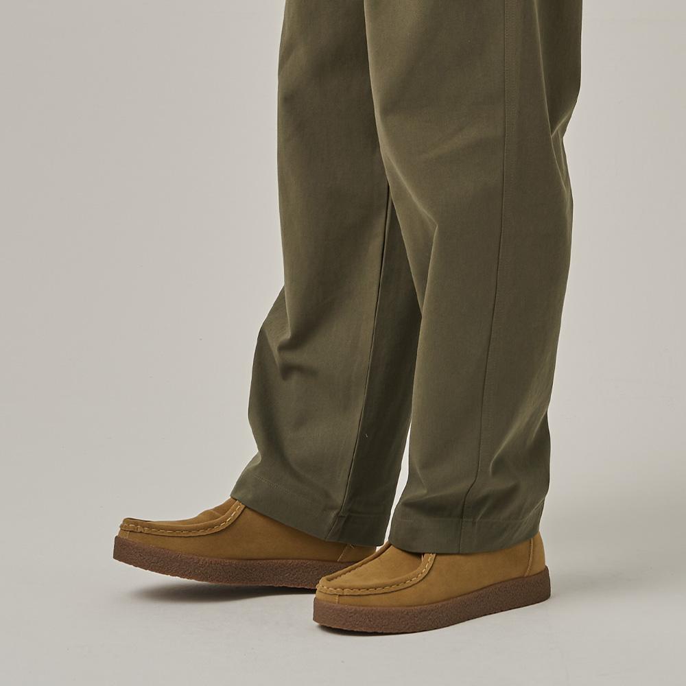 [Analogmood] Suede Wallabee Moccasin [AN242101-Black]
