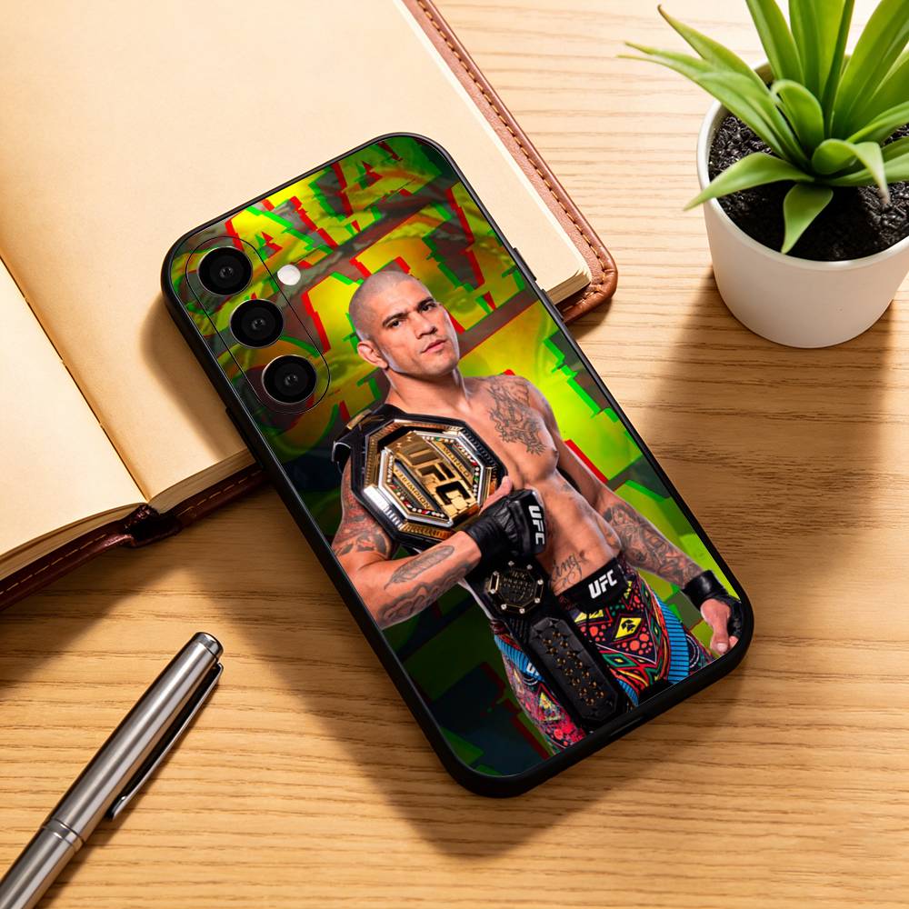 

Pereira-s Alex Fighting Phone Case Black Silicone Soft For Samsung Galaxy A73,A72,A71,A70,A53,A52,A51 Samsung a40
