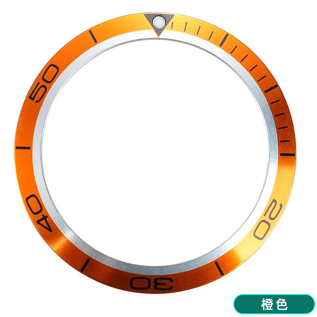 MOD 38×30.7MM 41×32.7MM Aluminum Watch Bezel Ring Embed Green Luminous Beads For Old Omega Seamaster 600 Series Mechanical Watch