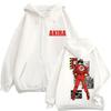 Japońskie Anime Akira Bluzy Rozpinane z Kapturem Film Science Fiction Shotaro Kaneda Manga Odzież Sportowa Mężczyźni Kobiety Kurtki Męskie
