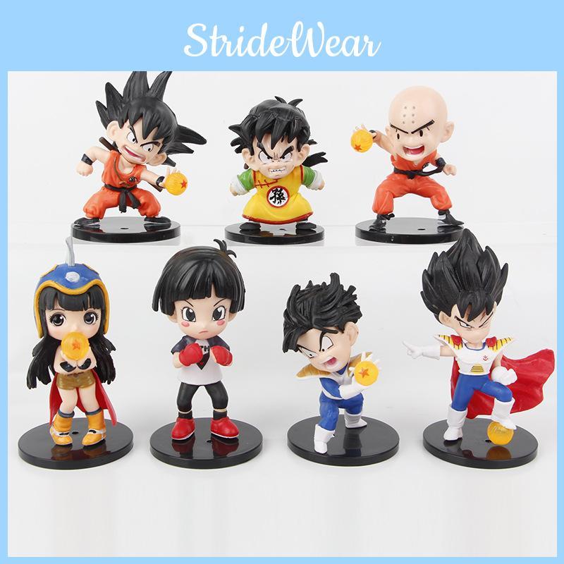 Adorable Dragon Ball Z Blind Box Figures Set With Youth Goku Krillin Gohan And Kiki