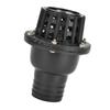 Water Pump Foot Valve Black PVC Low Pressure Flat Check Valve for Fluid Machine(2in)