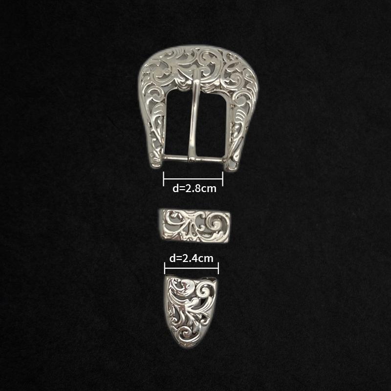 Hipster Vintage Metal Belt Buckle Classic Western Fashion Design Durable Alloy Buckle for Cowboy Costumes Holiday Gifting