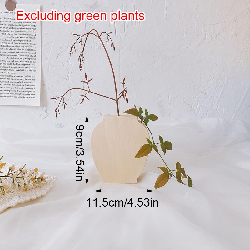 

1 шт. Маленький держатель для сухоцветов, креативная ваза в стиле природы, скандинавский, простая, деревянные вазы в стиле ретро, доступно несколько вариантов