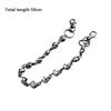 1pc 59cm Men Waist Key Chain Skull Head Metal Vintage Biker Chain Jewelry Jeans Hip Fashion Pan N9V2