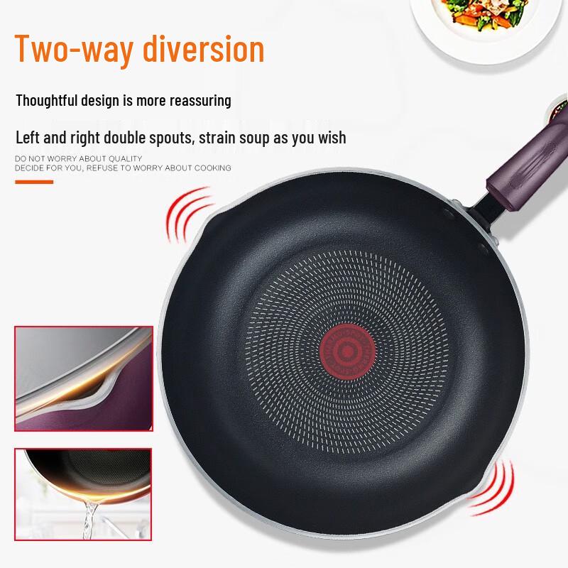 Supor Red Dot Aluminum Non-Stick Wok
