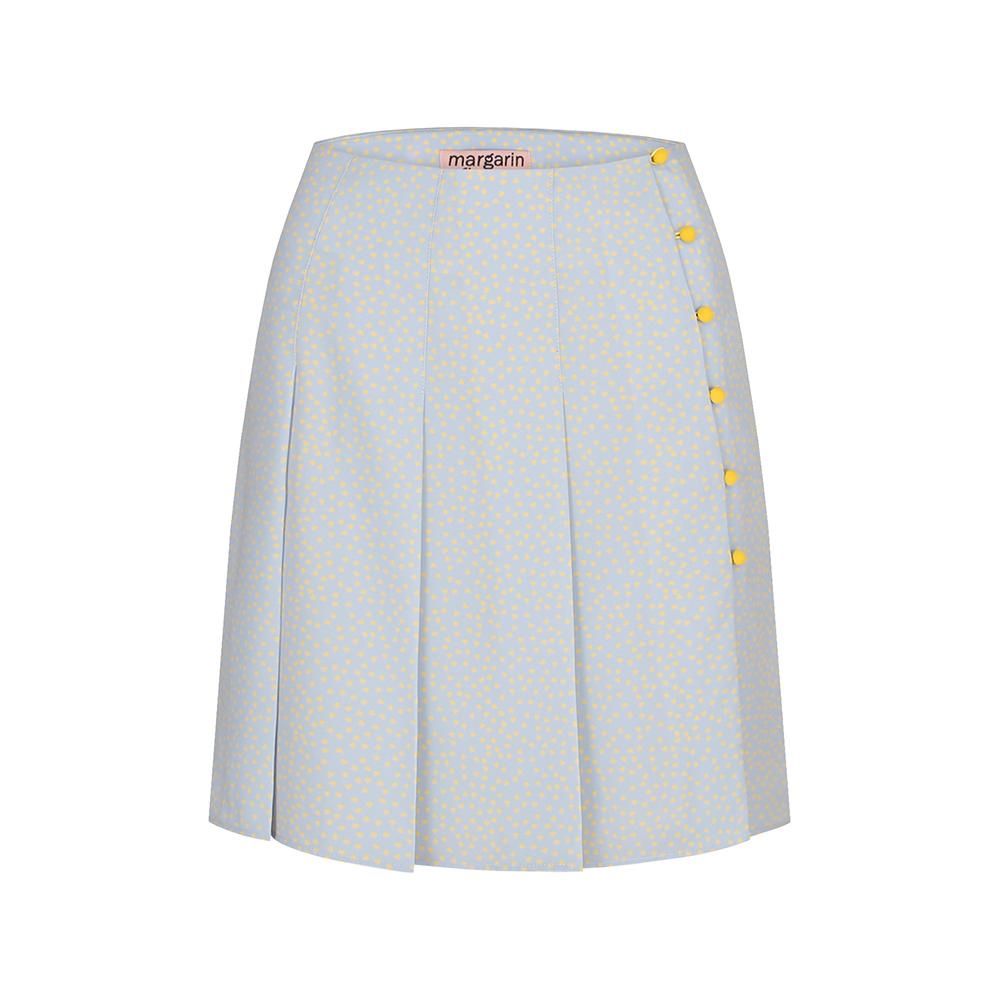MARGARIN FINGERS Heart Pleats Skirt (Lb)