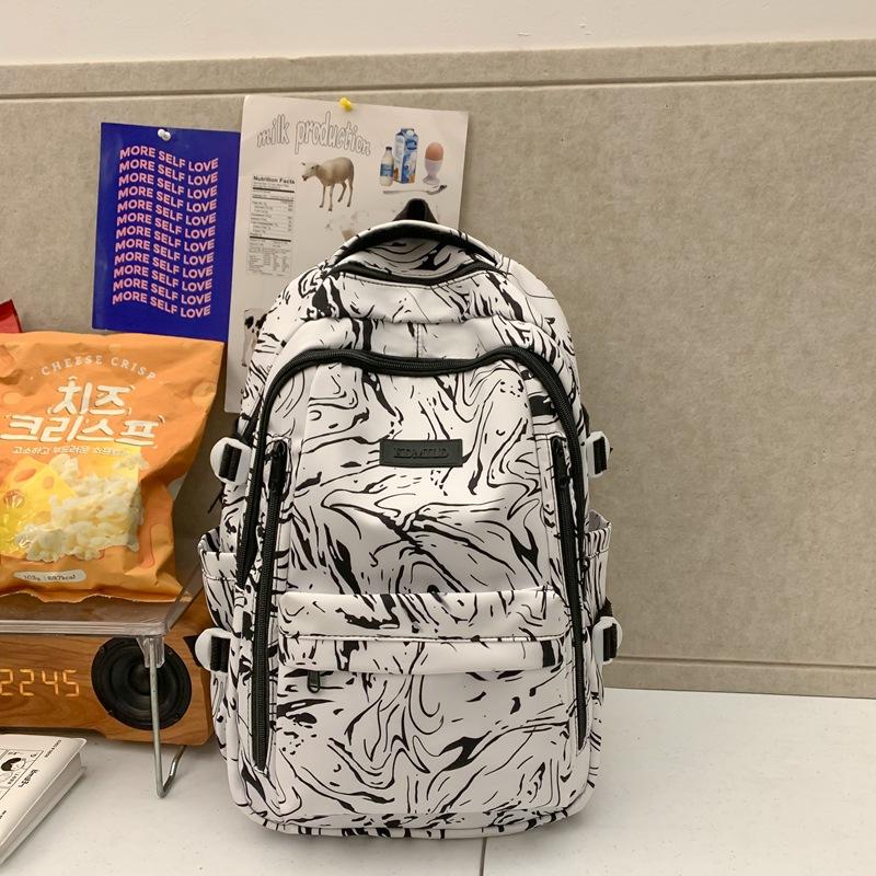 

Школьная сумка, легкий рюкзак с граффити большой емкости, компьютерный рюкзак для школьников младших классов