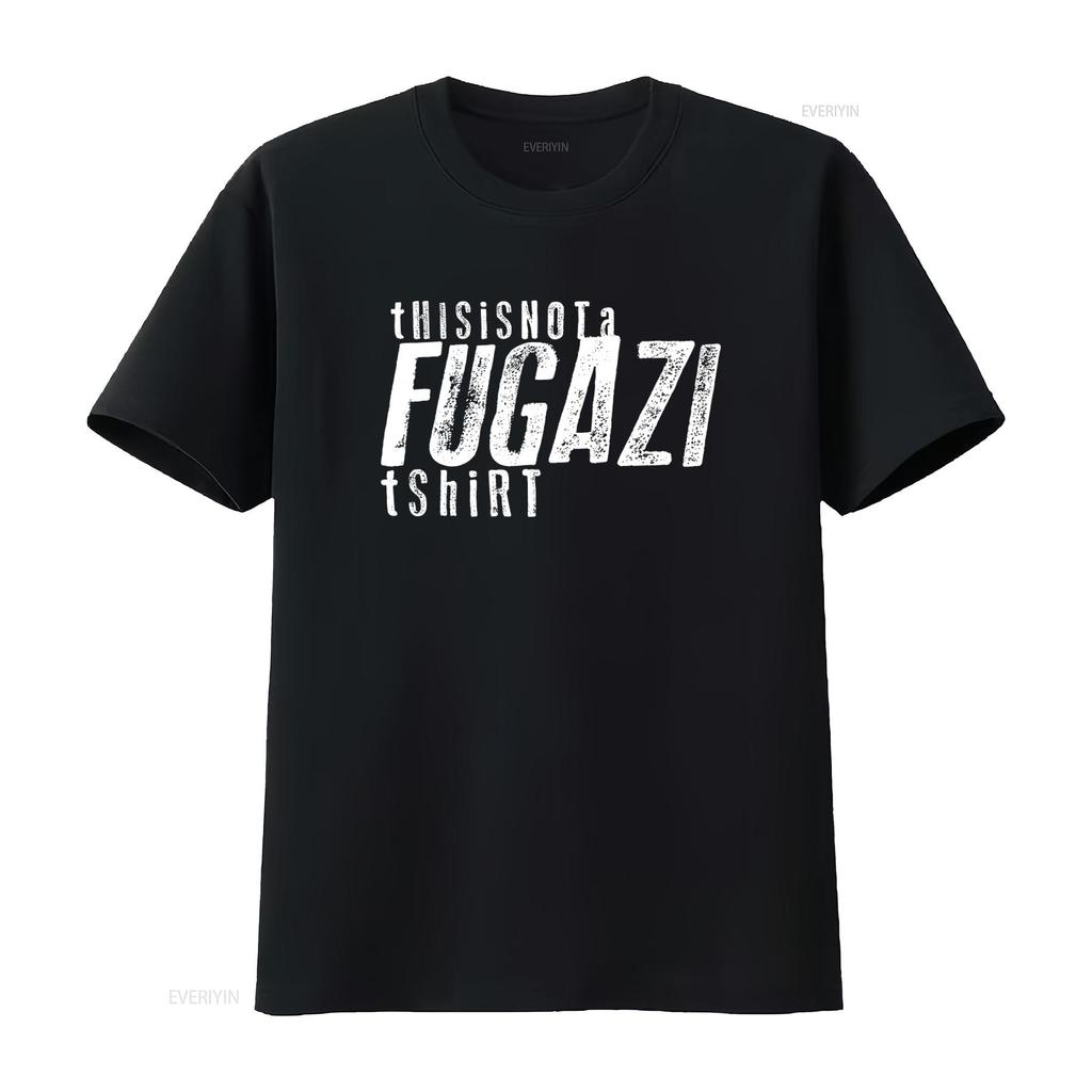 Fugazi Toto Není Černé Tričko Potisk Velikosti S 5XL Streetwear Móda vintage Vypraný Prodyšný Unisex Strečový móda