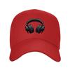 Headphones Graphic Baseball Cap Unisex Polyester Cool Music DJ Adjustable Outdoor Sports Cap