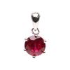 Bien Vetu Lab-Grown Ruby Pendant 1 Carat Simple Prong 447