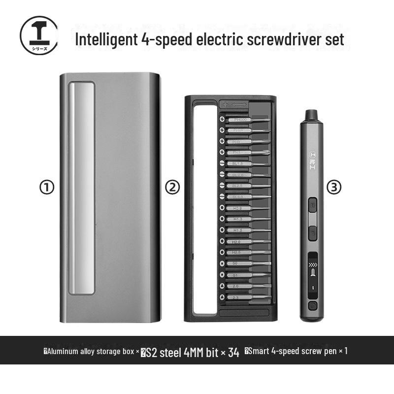 

Мини-электрическая отвертка Green Forest с возможностью подзарядки: Компактный, полностью автоматический инструмент для домашнего использования Nenggong-Sensing Intelligent Precision