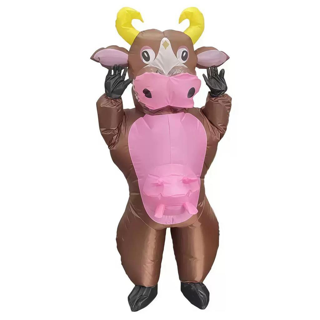 Costume Gonflable Dinosaure Alien Halloween Très Vendu - Tenue Poupée Drôle Créative pour Spectacles et Maquillage