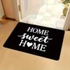 Heart Shaped Welcome Theme Door Mat Non-Slip Entrance Rug Warm Atmosphere for Living Room Bedroom Indoor Use Home Decor