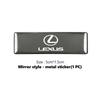 For Lexus 3D Metal Sticker Car Logo Rear Trunk Body Emblem Stickers Decal RX350 IS250 CT200h ES250 ES300h NX300h IS200 GS300