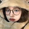 Round Glasses Frame Myopia Women Prescription Eyeglasses Anti-blue Light Ultra-light TR90 Fashion Eyewears
