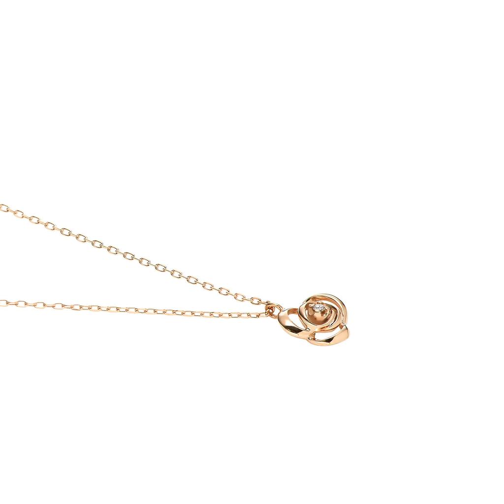 Vendome Aoyama Necklace K10 Pink Gold Diamond Christine Rose AJAN132440DI [Official]