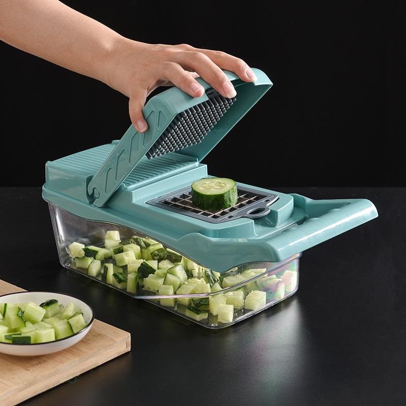 Multifunctional Kitchen Tool Set: Grater, Egg Separator, Vegetable Dicer & Slicer