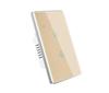 2023 New Arriving Touch Wall Switch Tuya Smart Home Wall Switch US & EU Standard 1/2/3/4 Gang Wall Switch with Metal Bezel