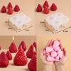 3D Strawberry Aromatherapy Candle Silicone Mold DIY Handmade Scented for Valentine's Day Party Home Decor Romantic Birthday Gift