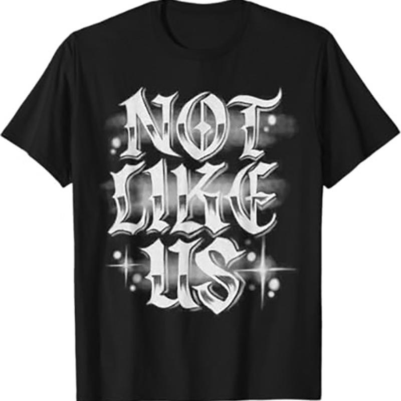 Not Like Us Gothic Streetwear T Shirt S разноцветный