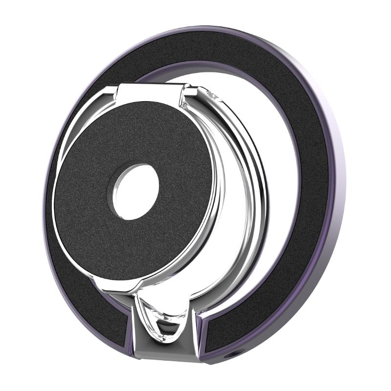 Doppelseitiger MagSafe Handyhalter Magnetischer Handyringhalter Aufsteller Magnetgriff für iPhone 16 15 14 13 Android Fitnessstudio Autohalter