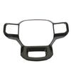 Steering Wheel Panel Cover ABS Carbon Fiber Style Decorative Trim Replacement for Ford 2021 and Up