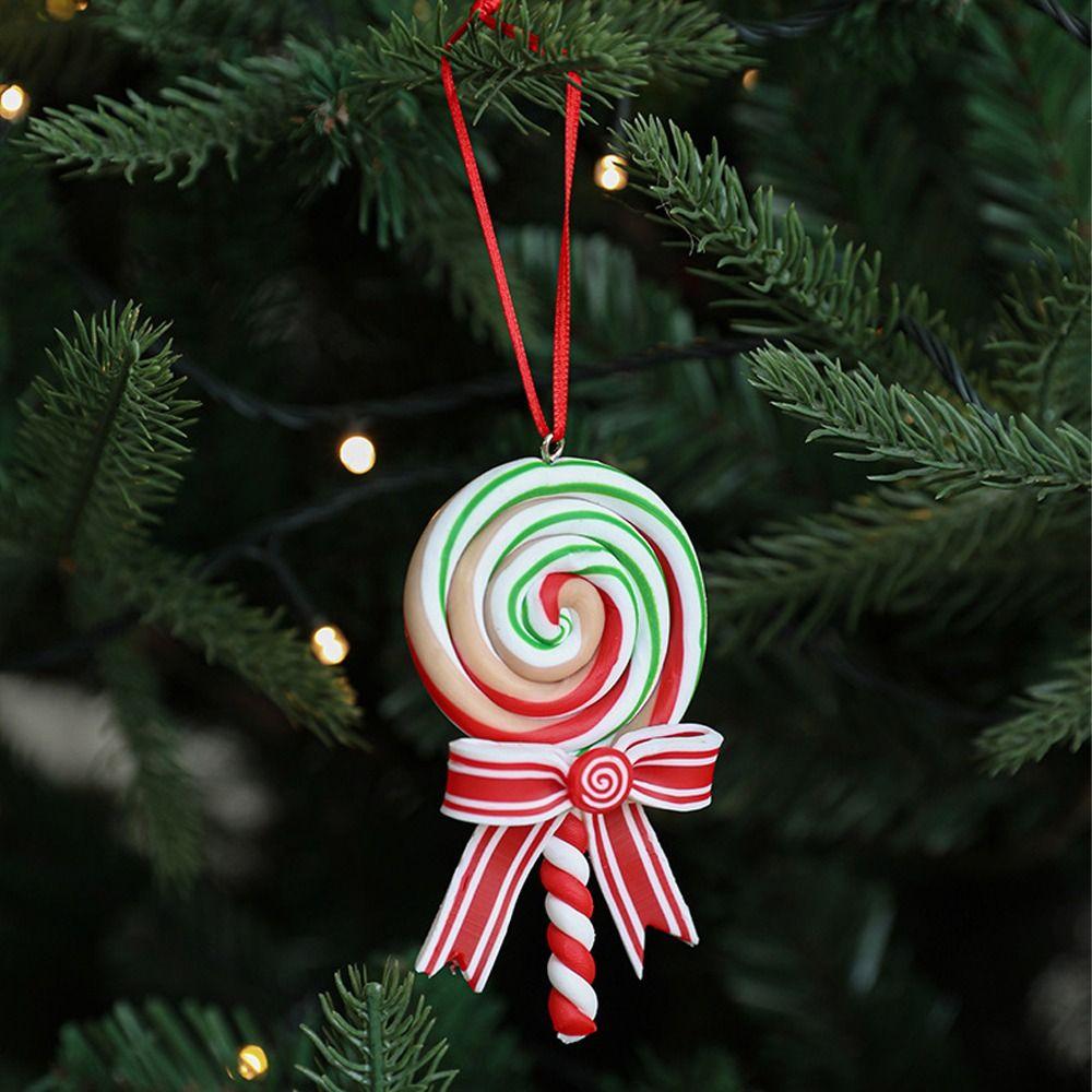 Cartoon Christmas Candy Cane Ornaments Festival Candy Cane Hanging Decorations  Holiday Decor