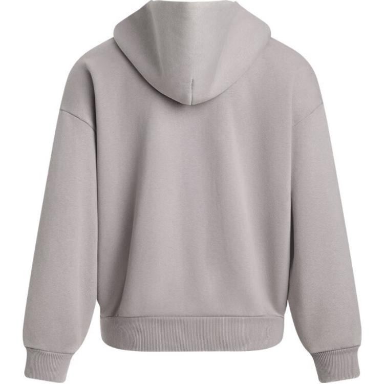 Under Armour Icon AW24 Fleece Training Long Sleeve Hooded Sweatshirt Women Sweatshirt Fatigue-Gray 1386485-015