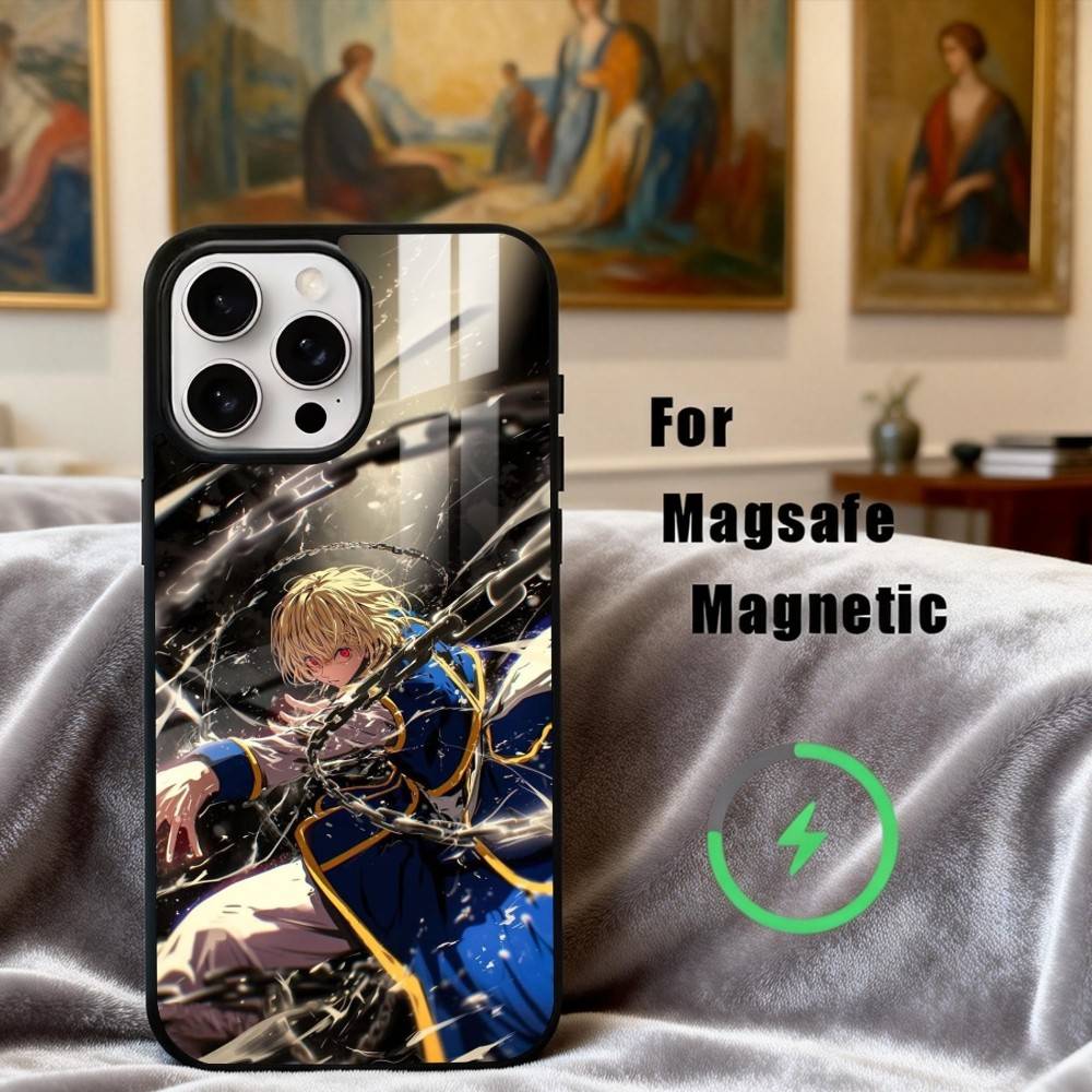 H-Hunter X H-Hunter K-Kurapika Phone Case For iPhone17,16,15,14,13,12,11 Plus,Pro Max Magnetic For Magsafe Wireless Charging