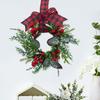 Christmas Cabinet Wreath Pine Needles Berries Pine Cones Decor Kitchen Shelves Indoor Outdoor Garland
