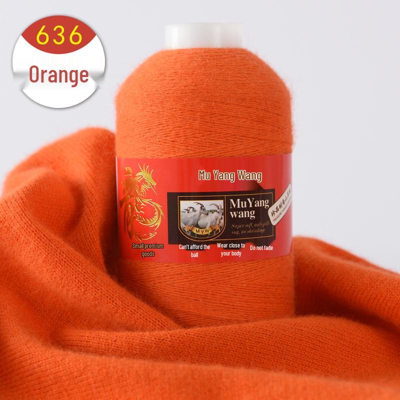 Pure Cashmere Machine-Knitted Medium-Fine Yarn for Hand-Knitting Scarves and Baby Items