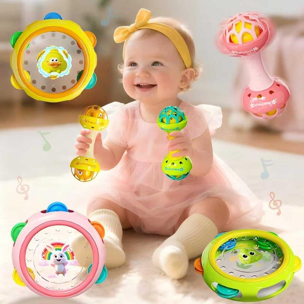 Set of 2 Baby Drums That Make Sounds When Struck, Perfect As a Gift for Christmas And New Year, And Thanksgiving
