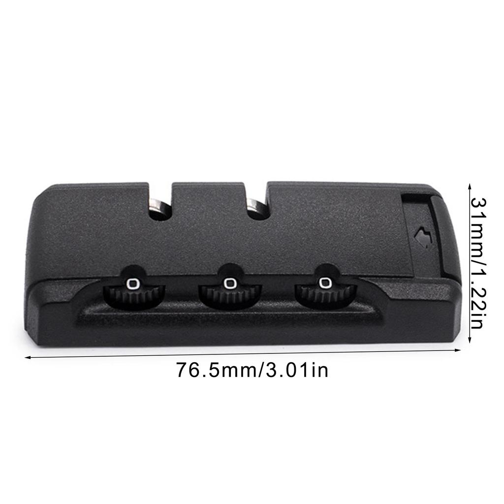 Combination Lock 3 Digit Luggage Lock for Travel Secure Your Bags with Easy To Set Password Combination Easy To Use