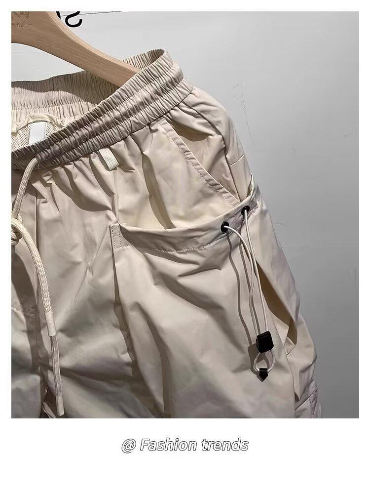 Herren-Sommershorts im koreanischen Stil, trendige lässige Oberbekleidung mit lockerer Passform