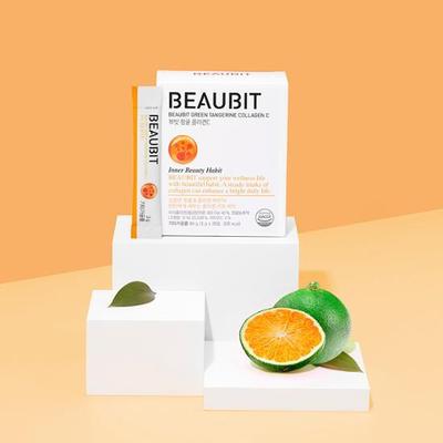 Beaubit Green Tangerine Collagen Jelly 2 Weeks Worth (20g*14 Packets)